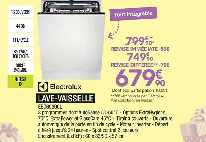 lave-vaisselle electrolux