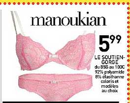 le soutien-gorge manoukian