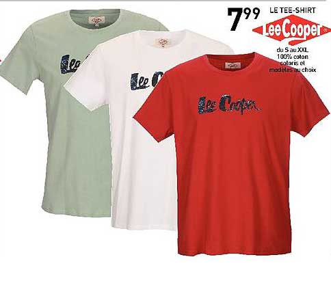 le tee-shirt lee cooper