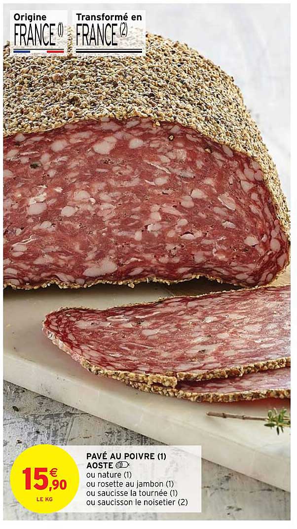 Pavé Au Poivre Aoste