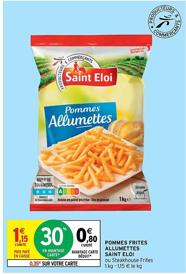 pommes frites allumettes saint éloi
