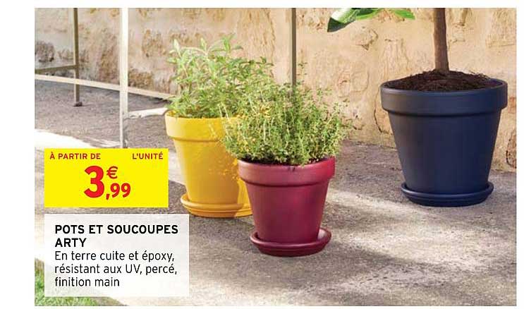 pots et soucoupes arty