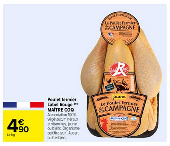 poulet fermier label rouge maitre COQ