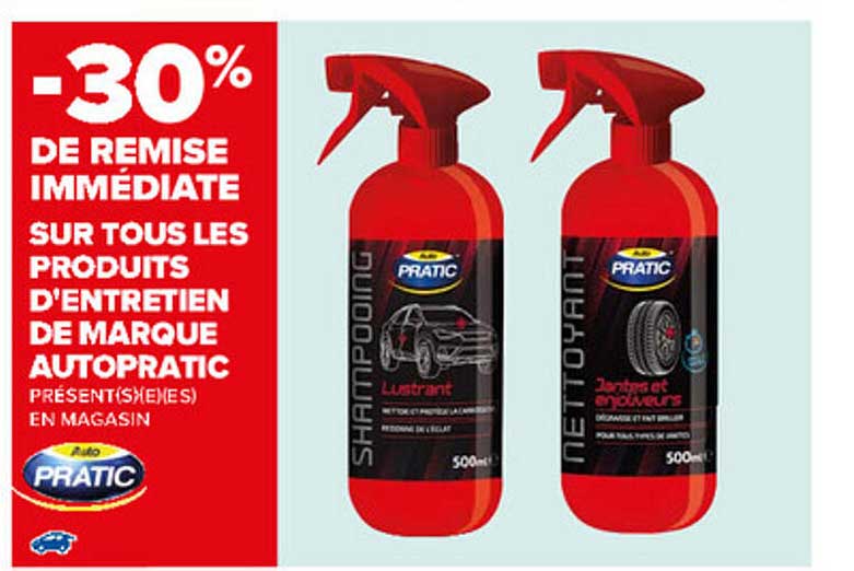 produits d'entretien de marque autopratic