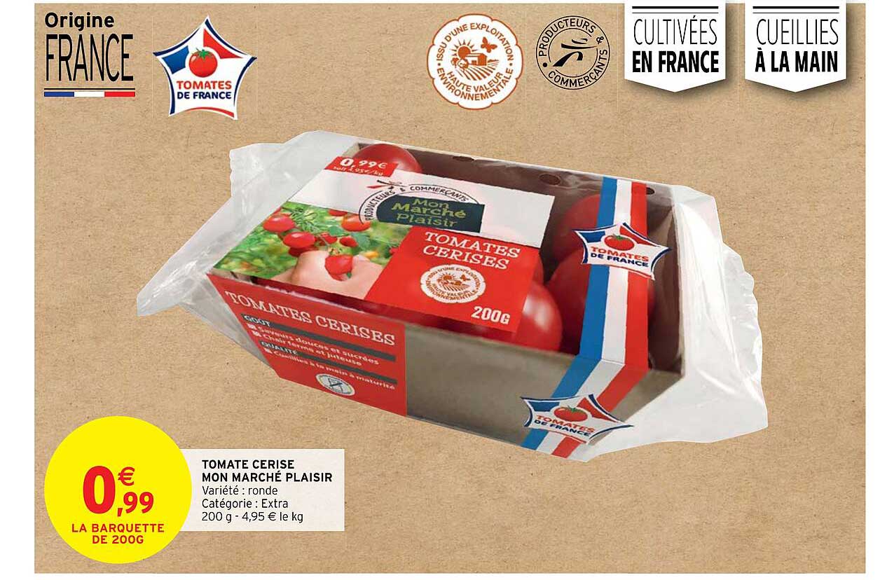tomate cerise mon marché plaisir
