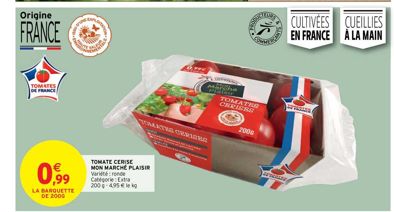 tomate cerise mon marché plaisir