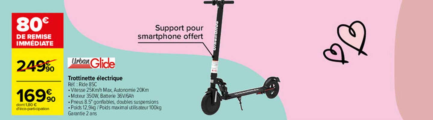 trottinette électrique urban glide