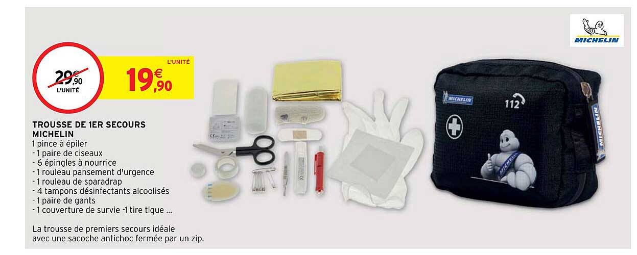 trousse de 1er secours michelin