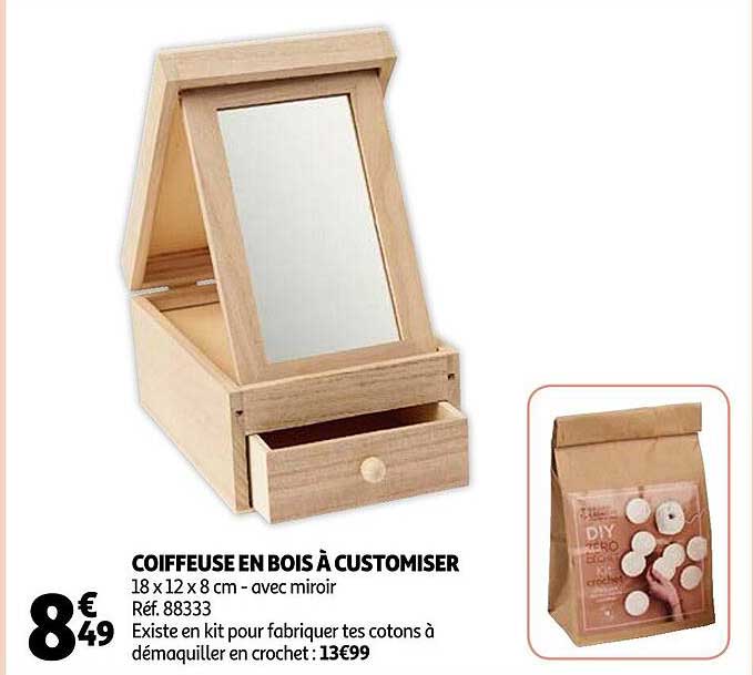 Coiffeuse En Bois à Customiser