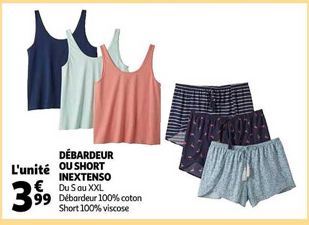 Débardeur Ou Short Inextenso