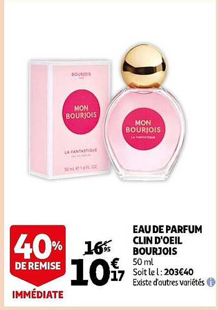 eau de parfum clin d'oeil bourjois