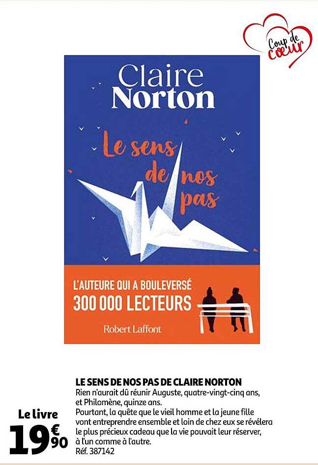 le sens de nos pas de claire norton