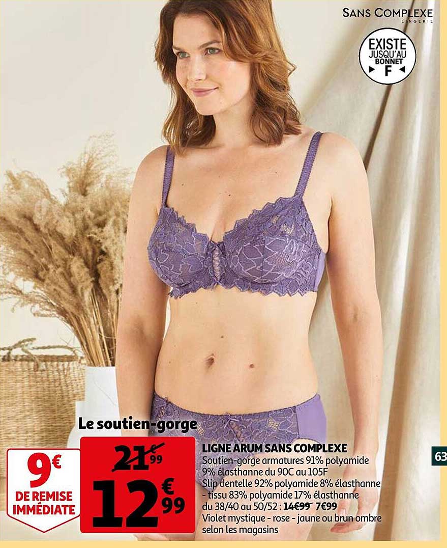 ligne arum sans complexe : le soutien-gorge