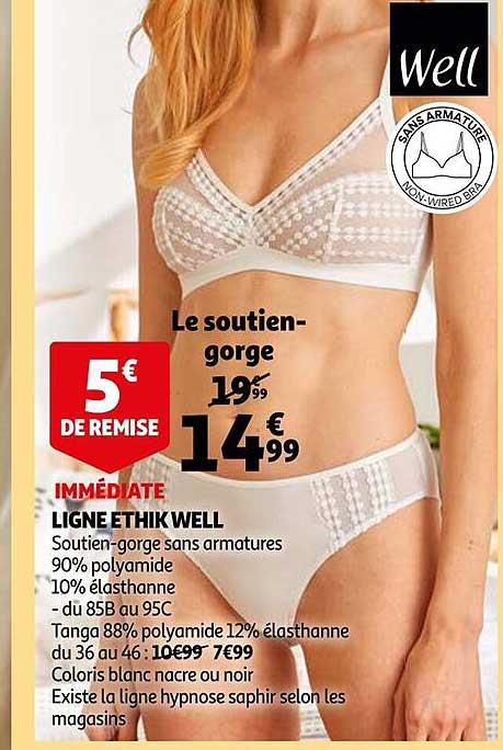 ligne ethik well : le soutien-gorge
