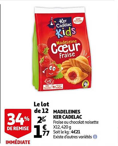 madeleines ker cadelac