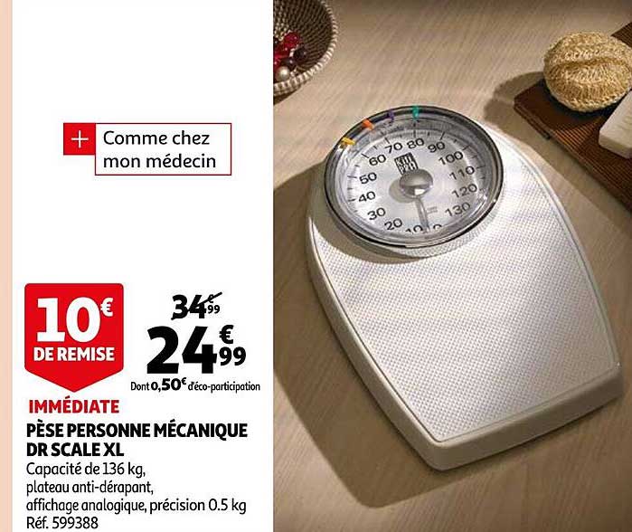 pèse personne mécanique dr scale xl