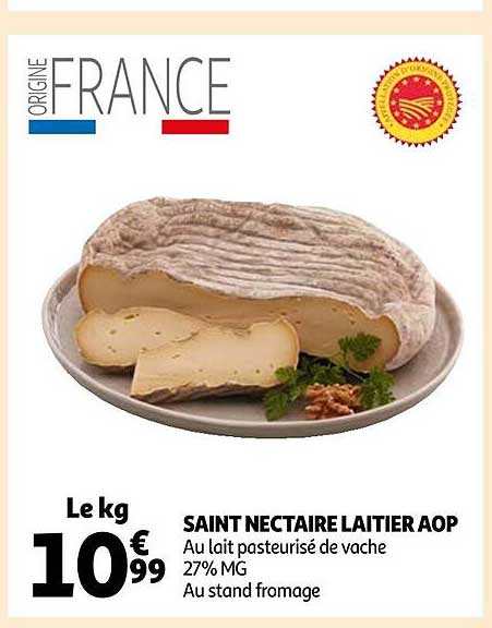 saint nectaire laitier aop