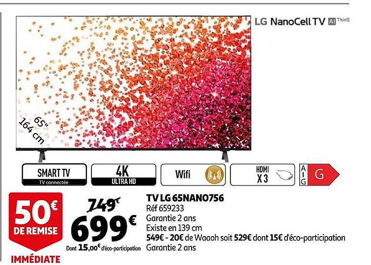 Tv Lg 65nano756
