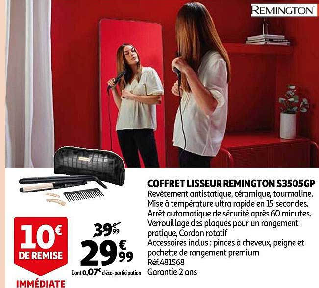 Coffret Lisseur Remington S3505gp