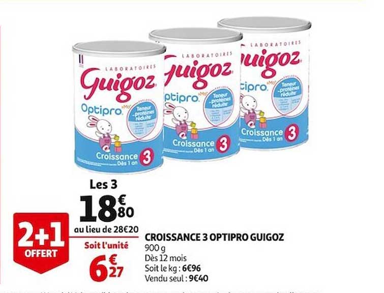 Croissance 3 Optipro Guigoz