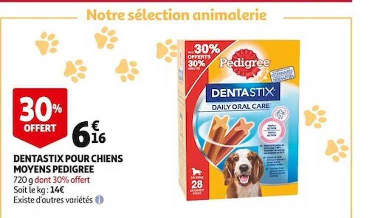 dentastix pour chiens moyens pdigree