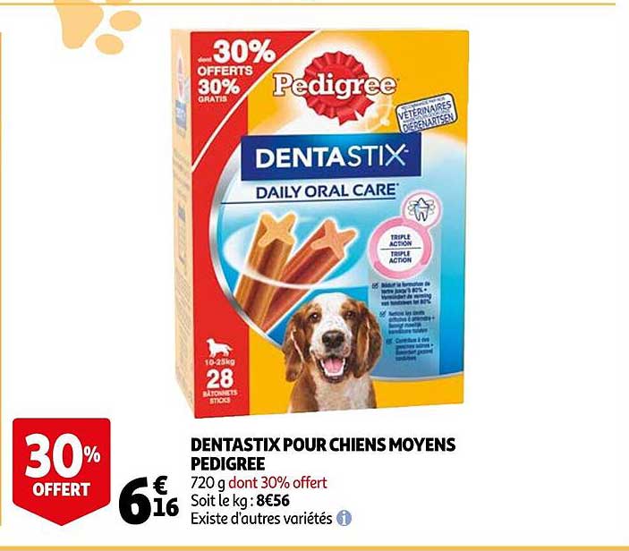dentastix pour chiens moyens pedigree