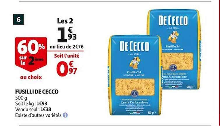 fusilli de cecco