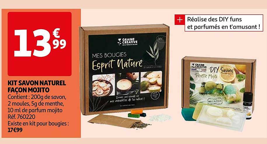 kit savon naturel façon mojito