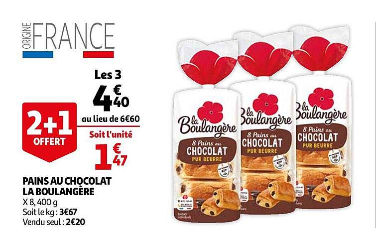 Pains Au Chocolat La Boulangère