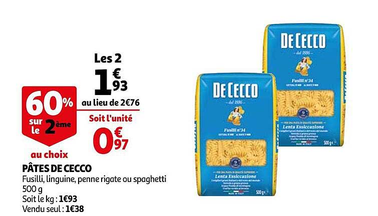 pâtes de cecco