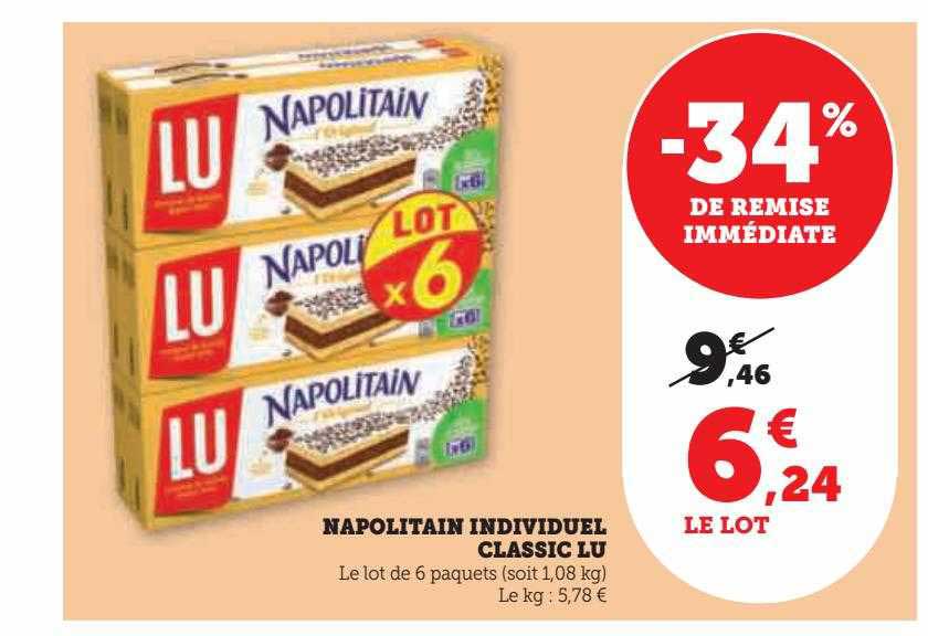 Napolitain Individuel Classic Lu