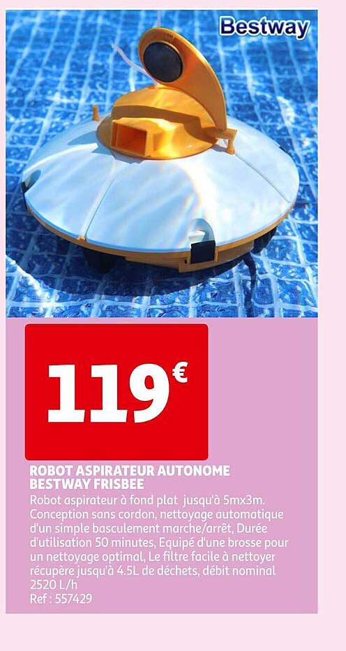 Robot Aspirateur Autonome Bestway Frisbee