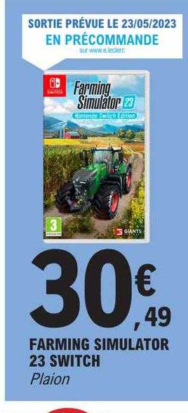 farming simulator 23 switch