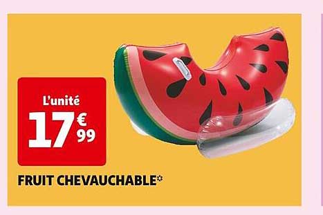 fruit chevauchable