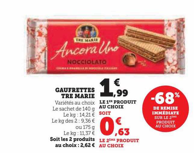 gaufrettes tre marie
