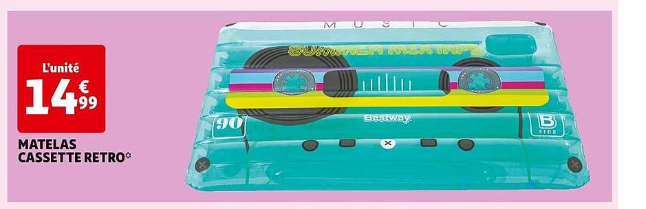 matelas cassette rétro