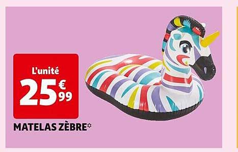 matelas zèbre