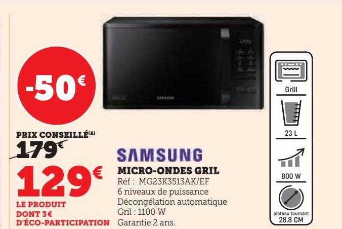 micro-ondes gril samsung