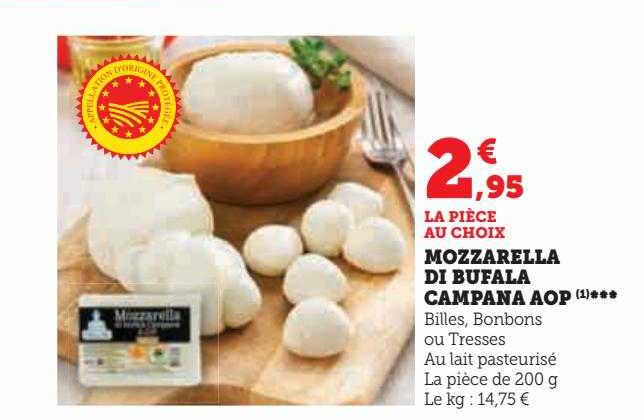 Mozzarella Di Bufala Campana Aop