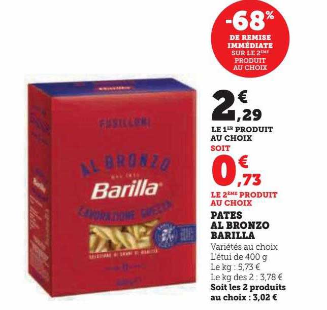Pâtes Al Bronzo Barilla