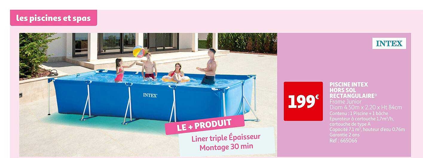 piscine intex hors sol rectangulaire