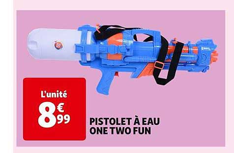 pistolet à eau one two fun