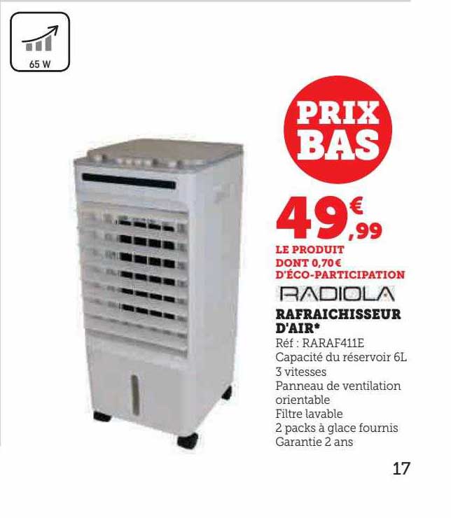 rafraîchisseur d'air radiola