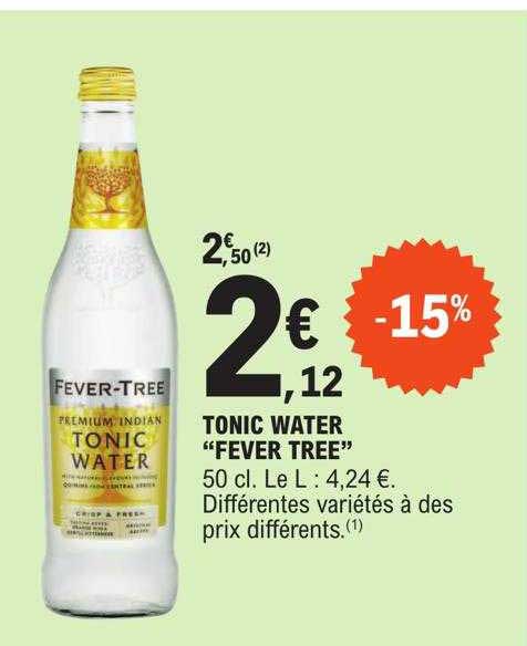 tonic water "fever tree"
