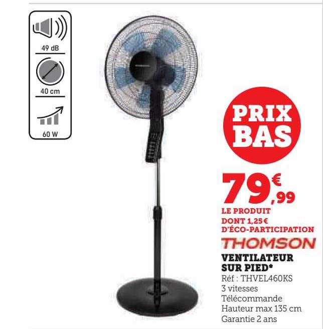 Ventilateur Sur Pied Thomson