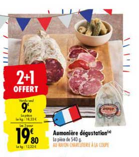 Aumonière Dégustation 2+1 Offert