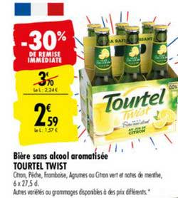 Bière Sans Alcool Aromatisée Tourtel Twist -30% De Remise Immédiate