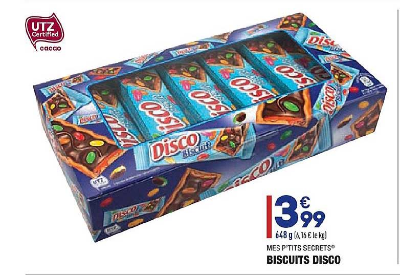 biscuits disco mes p'tits secrets