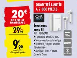 écouteurs sans fil kool star