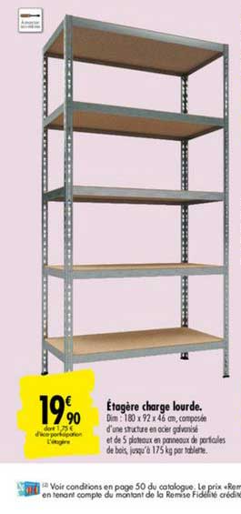 étagère charge lourde